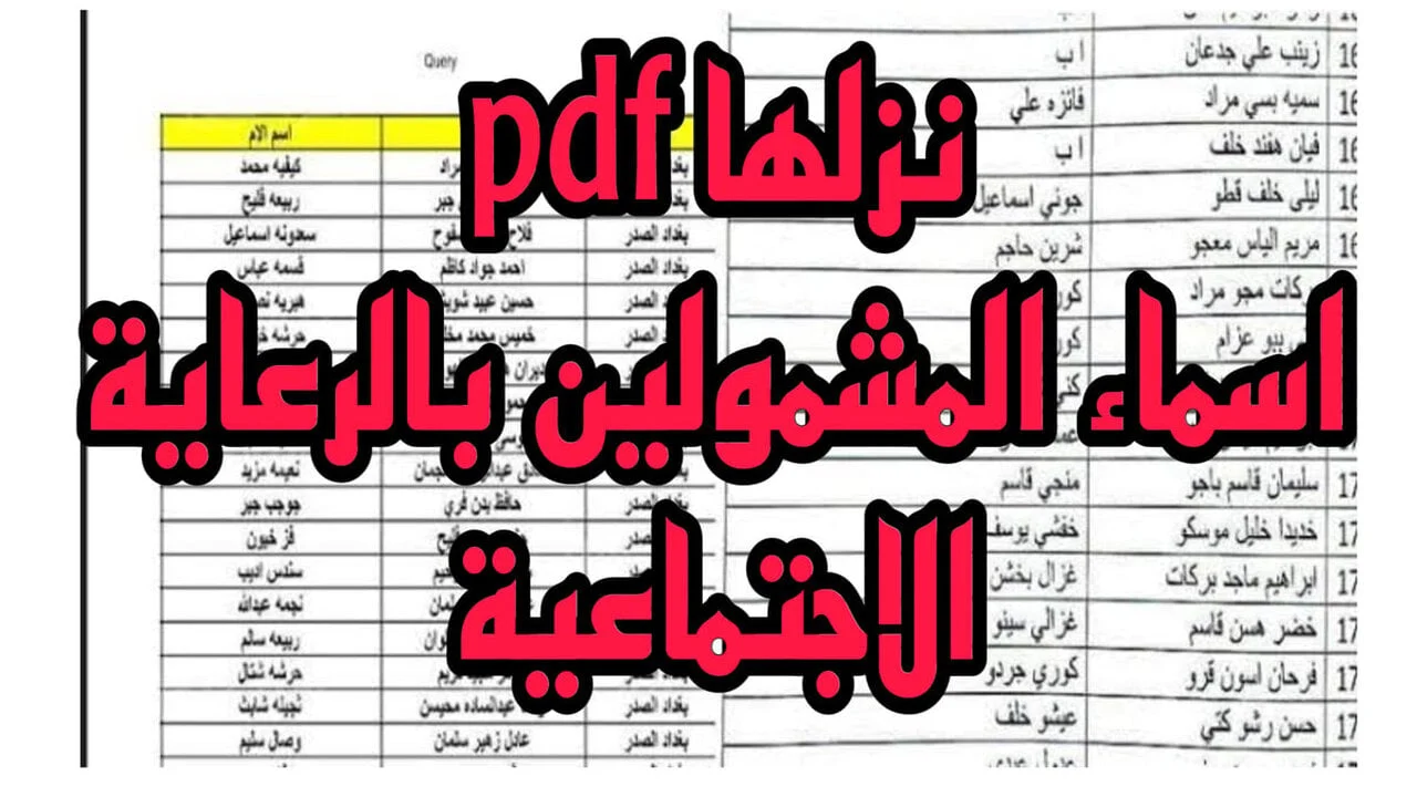 “استعلم من هنا”.. أسماء المشمولين في الرعاية الاجتماعية 2024 عبر منصة مظلتي spa.gov.iq