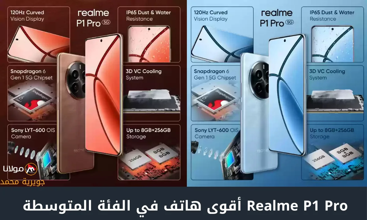 “وحش ريلمي”.. هاتف Realme P1 Pro بشاشة أموليد منحنية وكاميرا بدقة 50 ميجا بكسل وداعم لشبكات الـ 5G.. السعر غير قابل للمنافسة