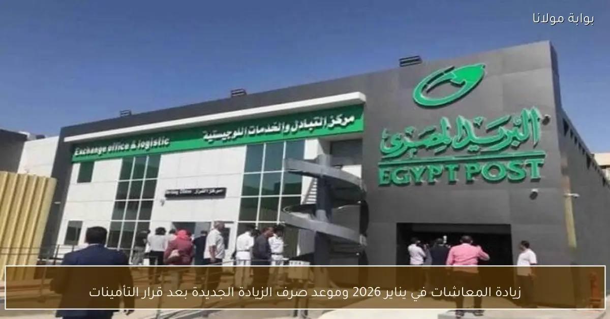 زيادة المعاشات في يناير 2026 وموعد صرف الزيادة الجديدة بعد قرار التأمينات