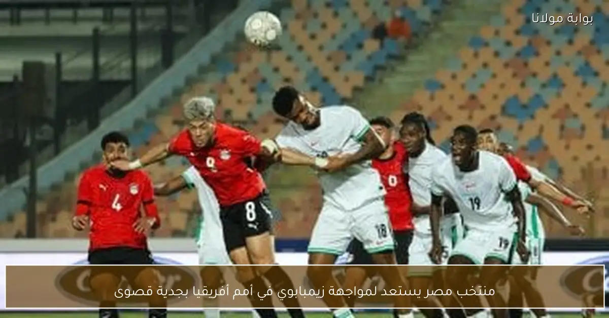 منتخب مصر يستعد لمواجهة زيمبابوي في أمم أفريقيا بجدية قصوى