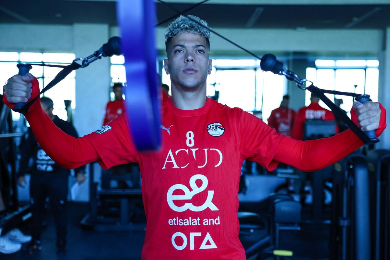 إمام عاشور في مران المنتخب