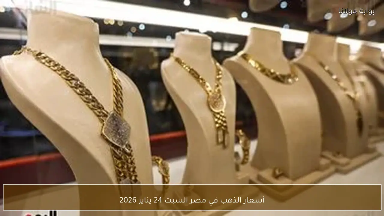 أسعار الذهب في مصر السبت 24 يناير 2026