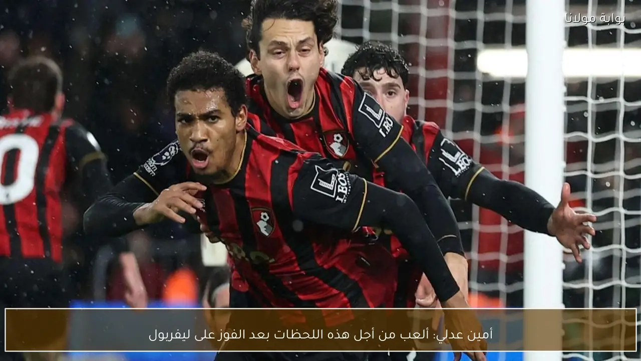 أمين عدلي: ألعب من أجل هذه اللحظات بعد الفوز على ليفربول