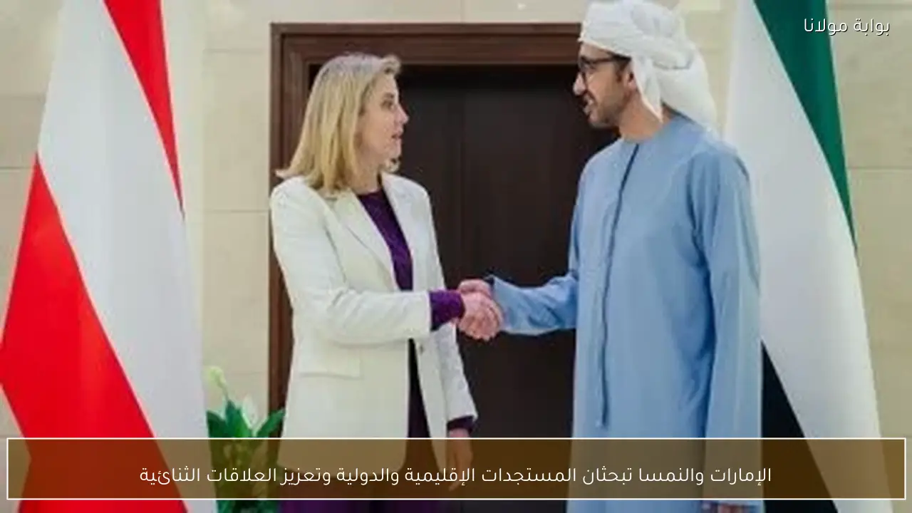 الإمارات والنمسا تبحثان المستجدات الإقليمية والدولية وتعزيز العلاقات الثنائية