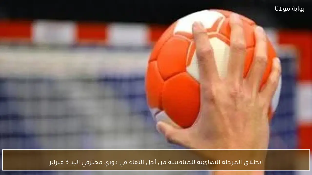 انطلاق المرحلة النهائية للمنافسة من أجل البقاء في دوري محترفي اليد 3 فبراير
