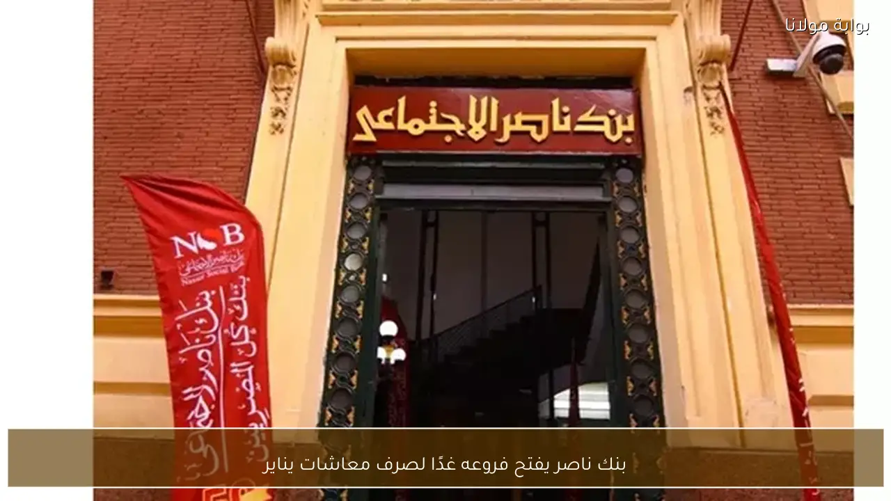 بنك ناصر يفتح فروعه غدًا لصرف معاشات يناير