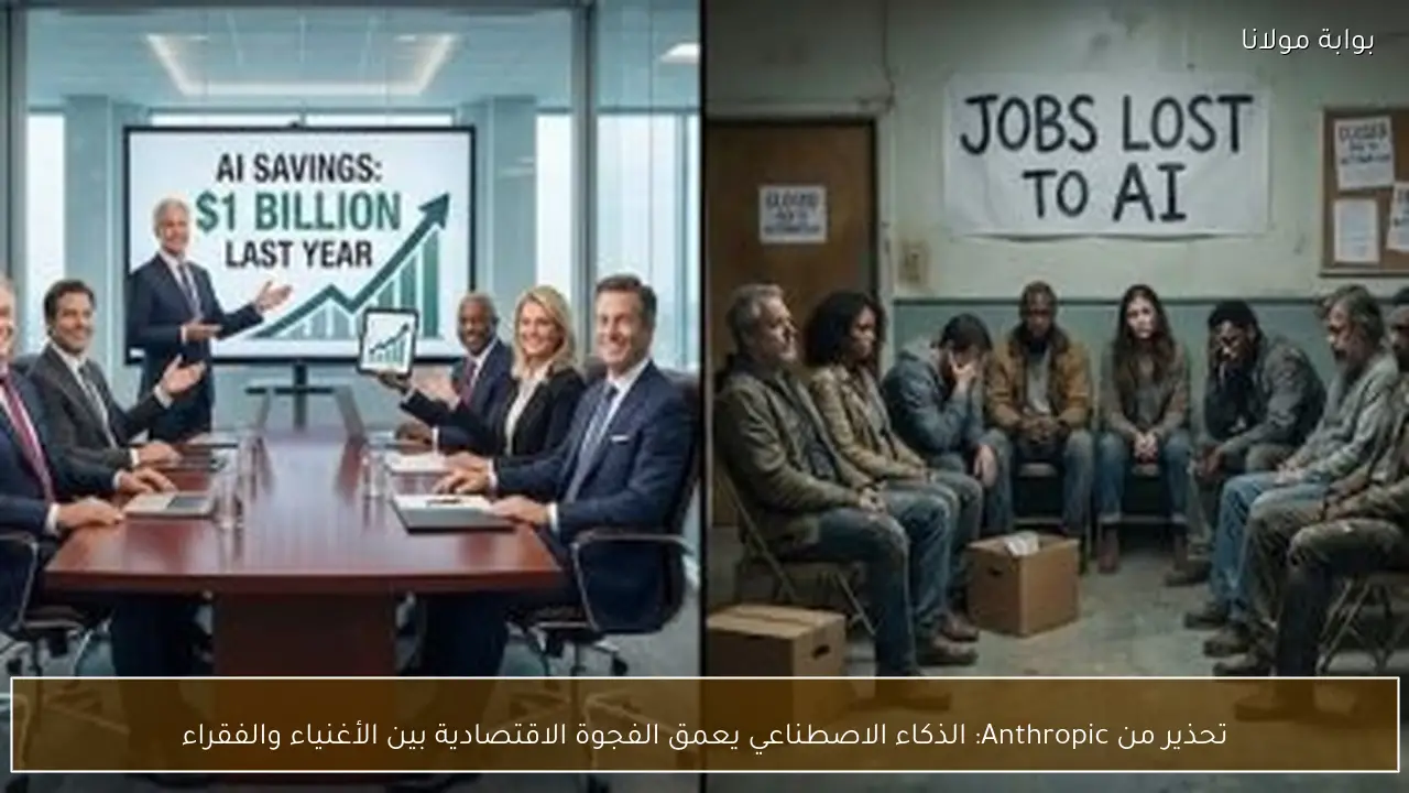 تحذير من Anthropic: الذكاء الاصطناعي يعمق الفجوة الاقتصادية بين الأغنياء والفقراء