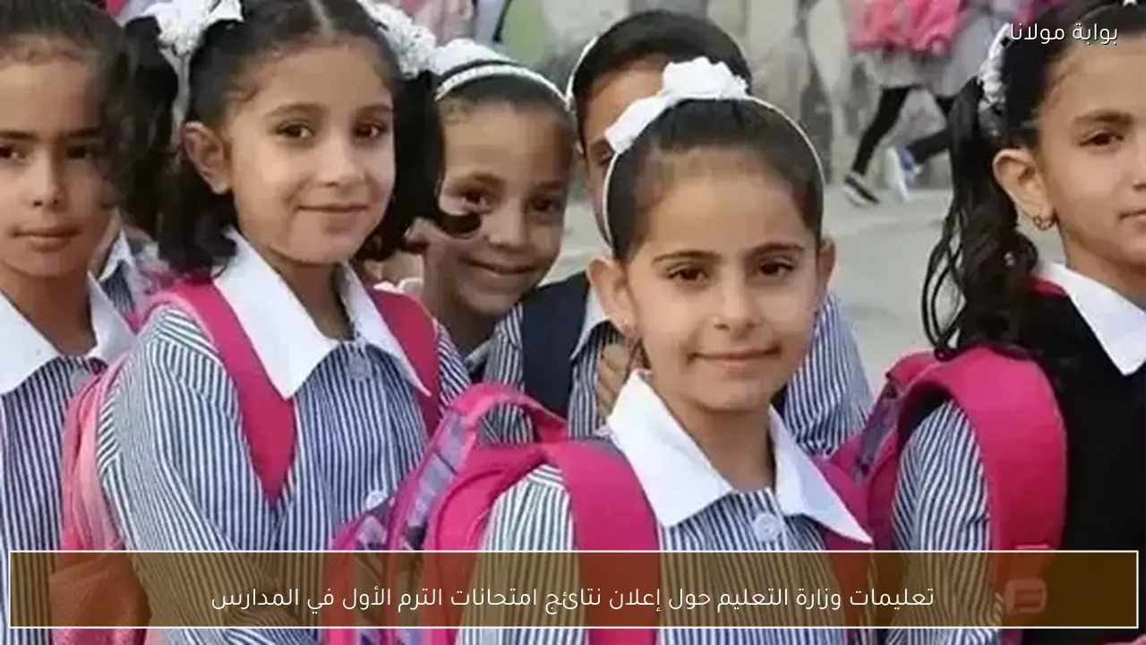 تعليمات وزارة التعليم حول إعلان نتائج امتحانات الترم الأول في المدارس