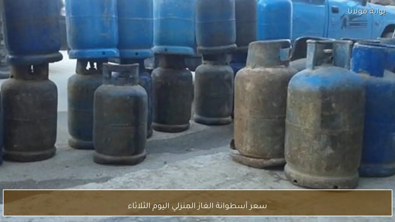 سعر أسطوانة الغاز المنزلي اليوم الثلاثاء