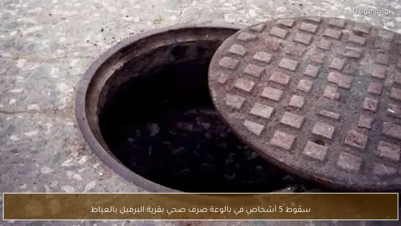 سقوط 5 أشخاص في بالوعة صرف صحي بقرية البرمبل بالعياط