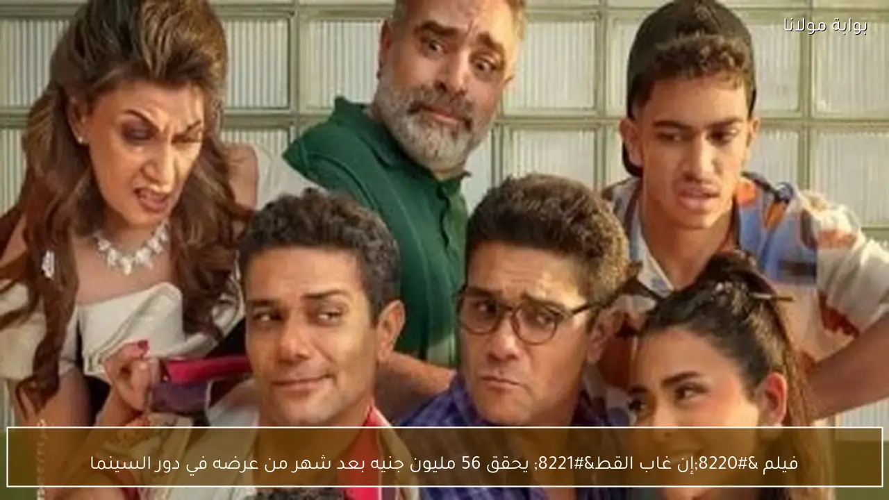 فيلم “إن غاب القط” يحقق 56 مليون جنيه بعد شهر من عرضه في دور السينما