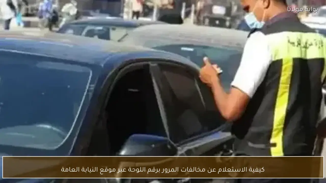 كيفية الاستعلام عن مخالفات المرور برقم اللوحة عبر موقع النيابة العامة