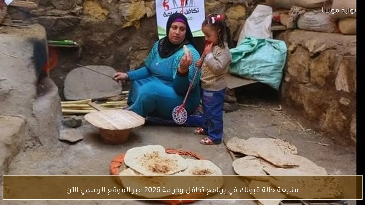 متابعة حالة قبولك في برنامج تكافل وكرامة 2026 عبر الموقع الرسمي الآن