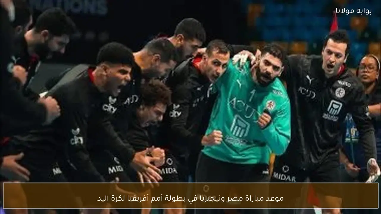موعد مباراة مصر ونيجيريا في بطولة أمم أفريقيا لكرة اليد