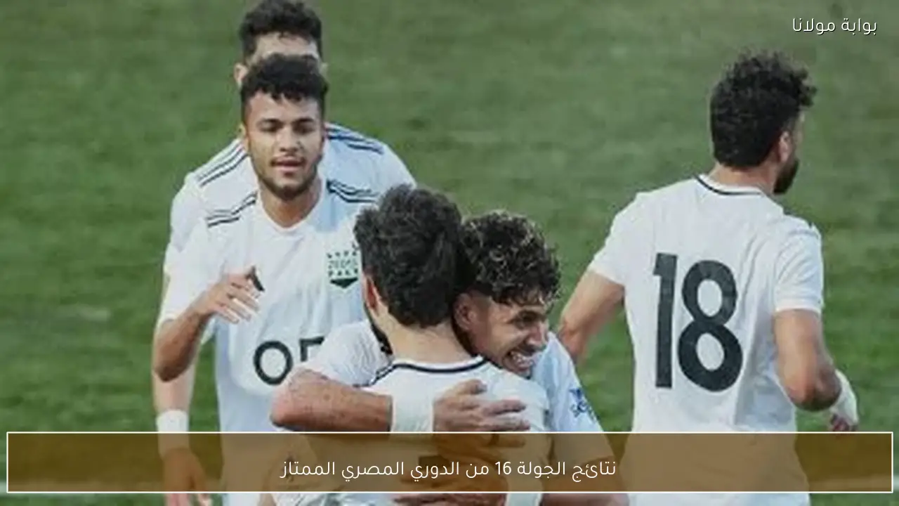 نتائج الجولة 16 من الدوري المصري الممتاز