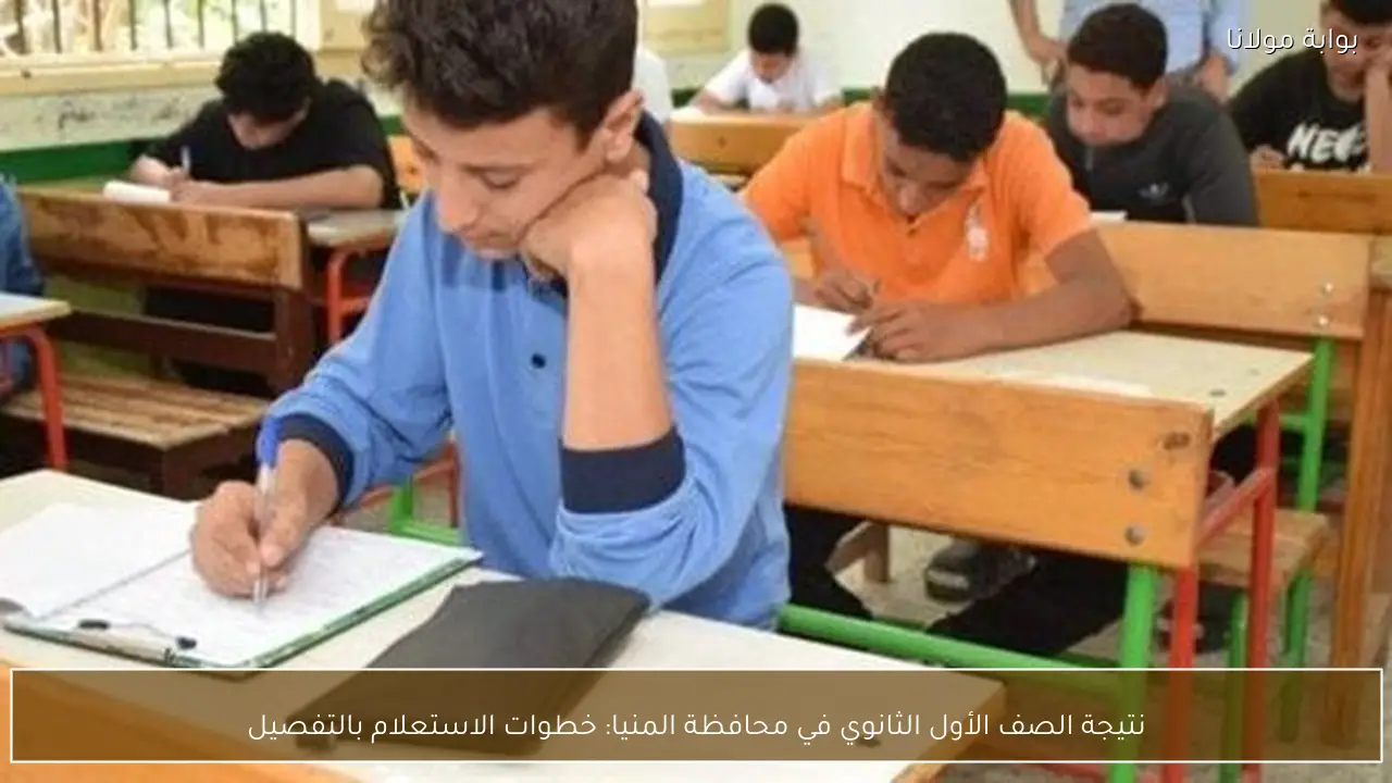 نتيجة الصف الأول الثانوي في محافظة المنيا: خطوات الاستعلام بالتفصيل