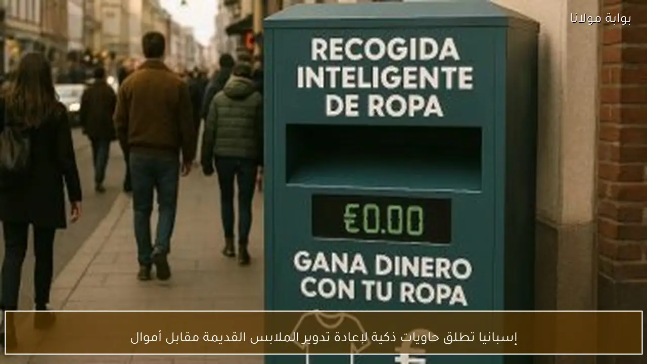 إسبانيا تطلق حاويات ذكية لإعادة تدوير الملابس القديمة مقابل أموال