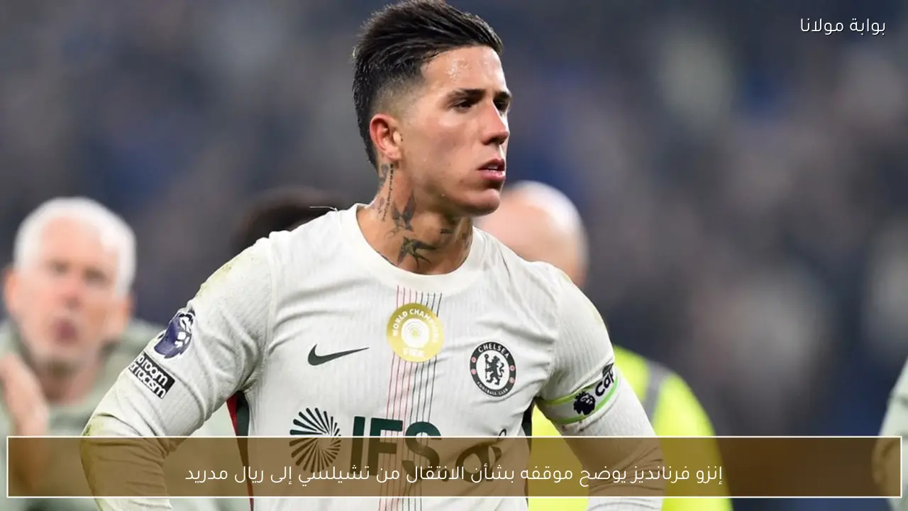 إنزو فرنانديز يوضح موقفه بشأن الانتقال من تشيلسي إلى ريال مدريد
