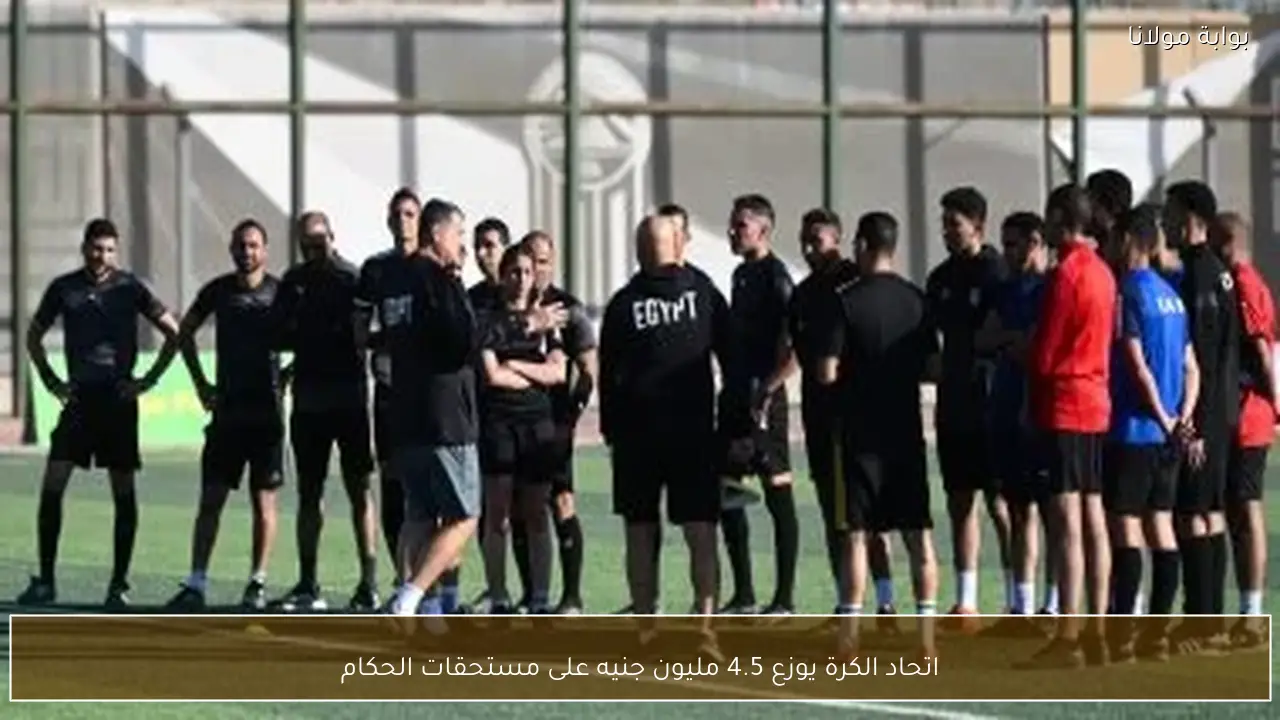 اتحاد الكرة يوزع 4.5 مليون جنيه على مستحقات الحكام