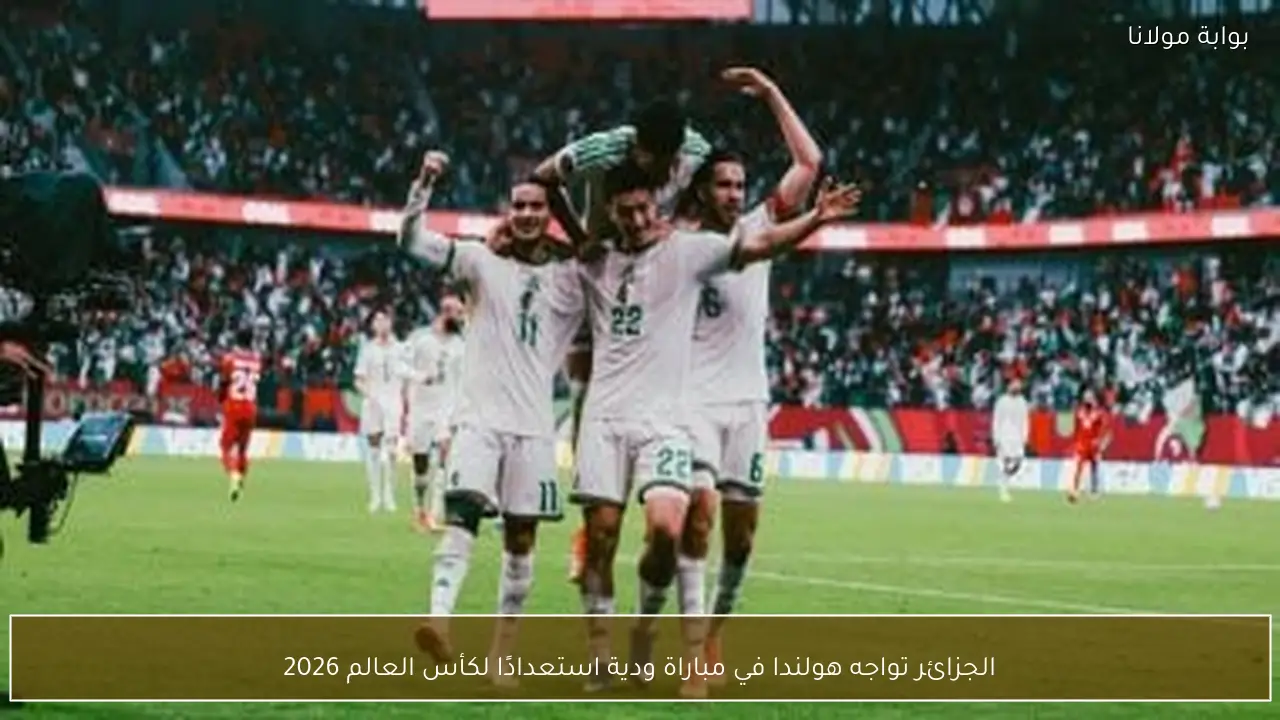 الجزائر تواجه هولندا في مباراة ودية استعدادًا لكأس العالم 2026