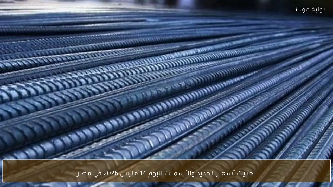 تحديث أسعار الحديد والأسمنت اليوم 14 مارس 2026 في مصر