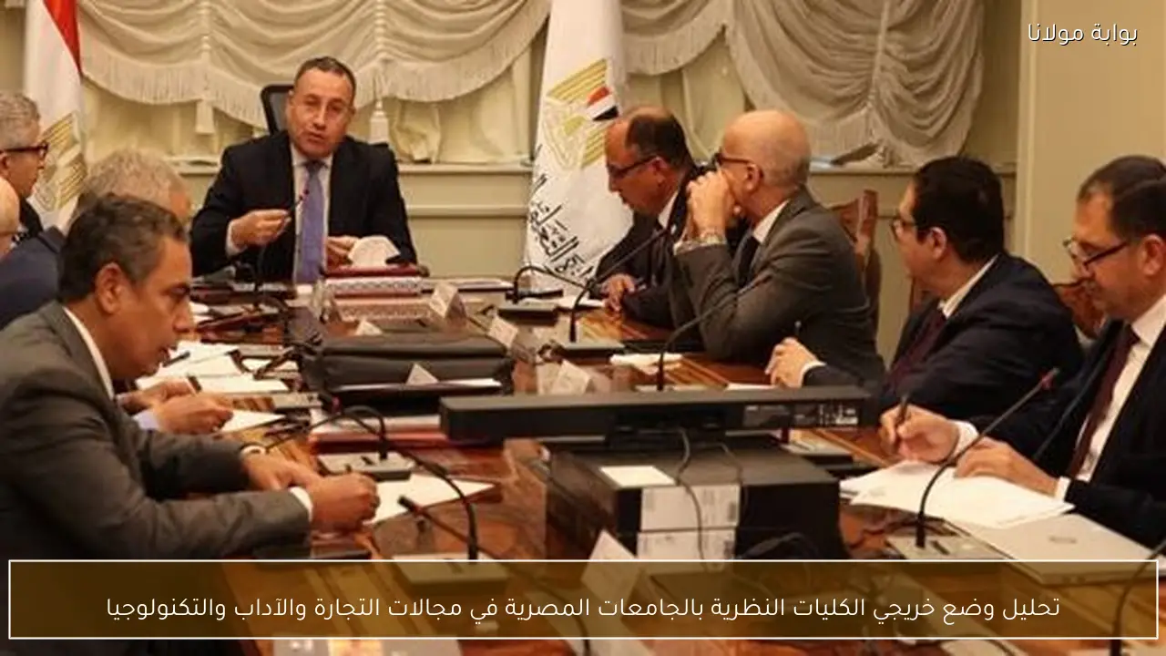 تحليل وضع خريجي الكليات النظرية بالجامعات المصرية في مجالات التجارة والآداب والتكنولوجيا