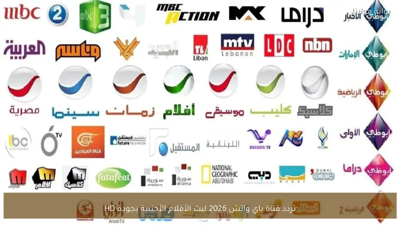 تردد قناة باي واتش 2026 لبث الأفلام الأجنبية بجودة HD