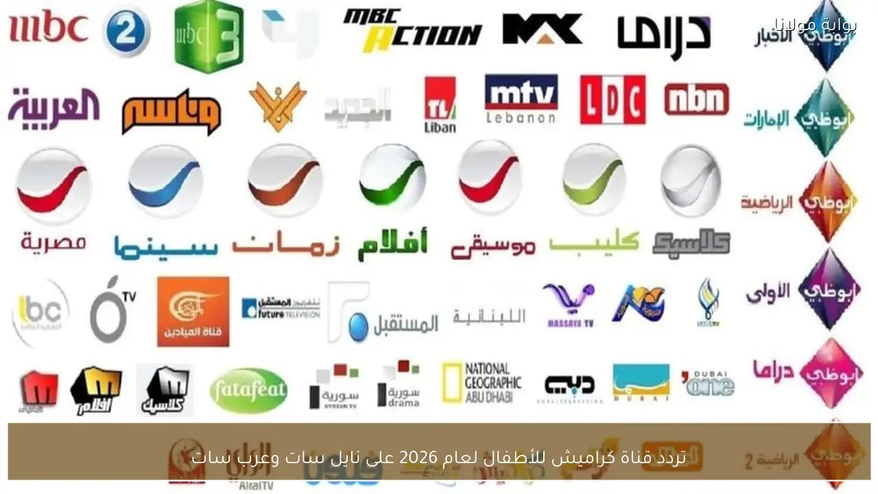 تردد قناة كراميش للأطفال لعام 2026 على نايل سات وعرب سات