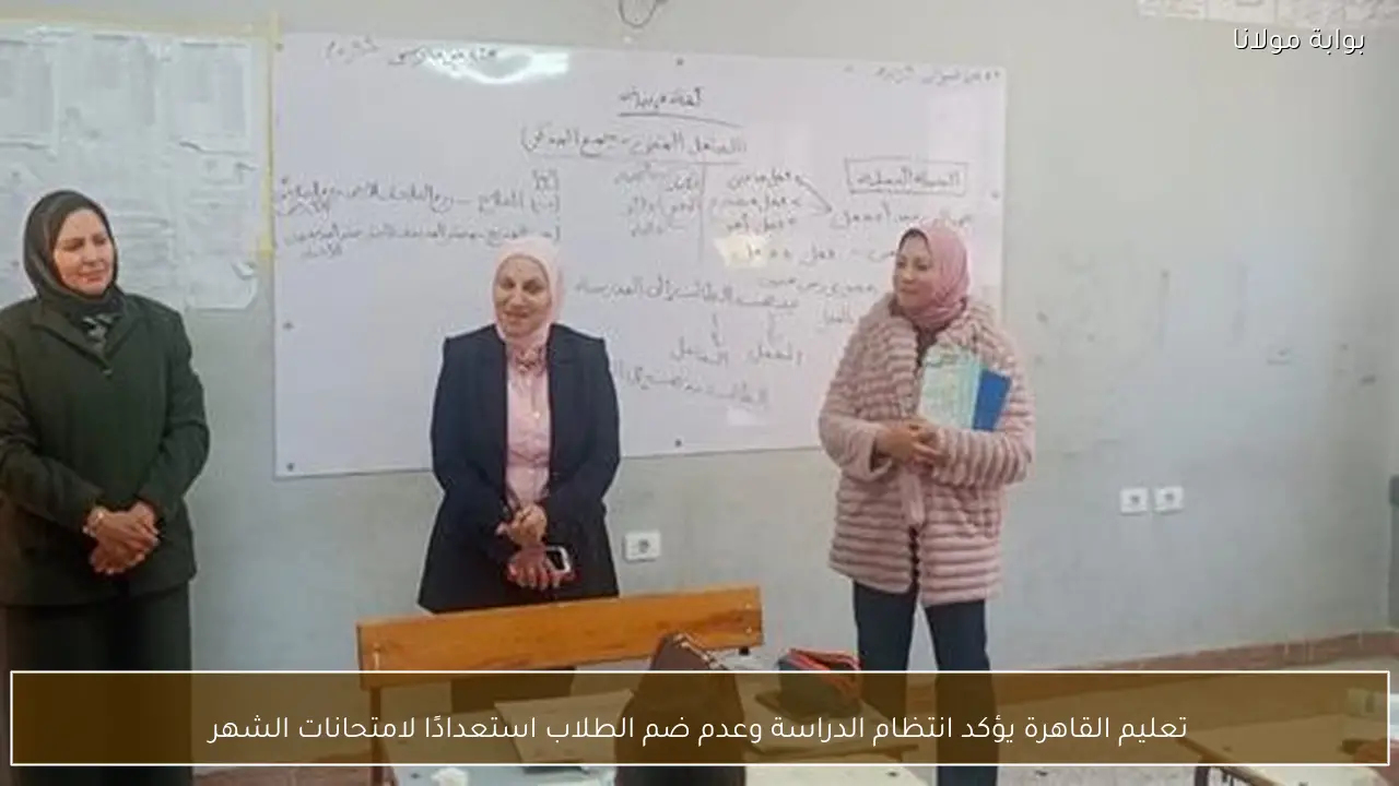 تعليم القاهرة يؤكد انتظام الدراسة وعدم ضم الطلاب استعدادًا لامتحانات الشهر