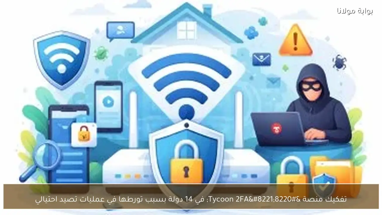 تفكيك منصة “Tycoon 2FA” في 14 دولة بسبب تورطها في عمليات تصيد احتيالي