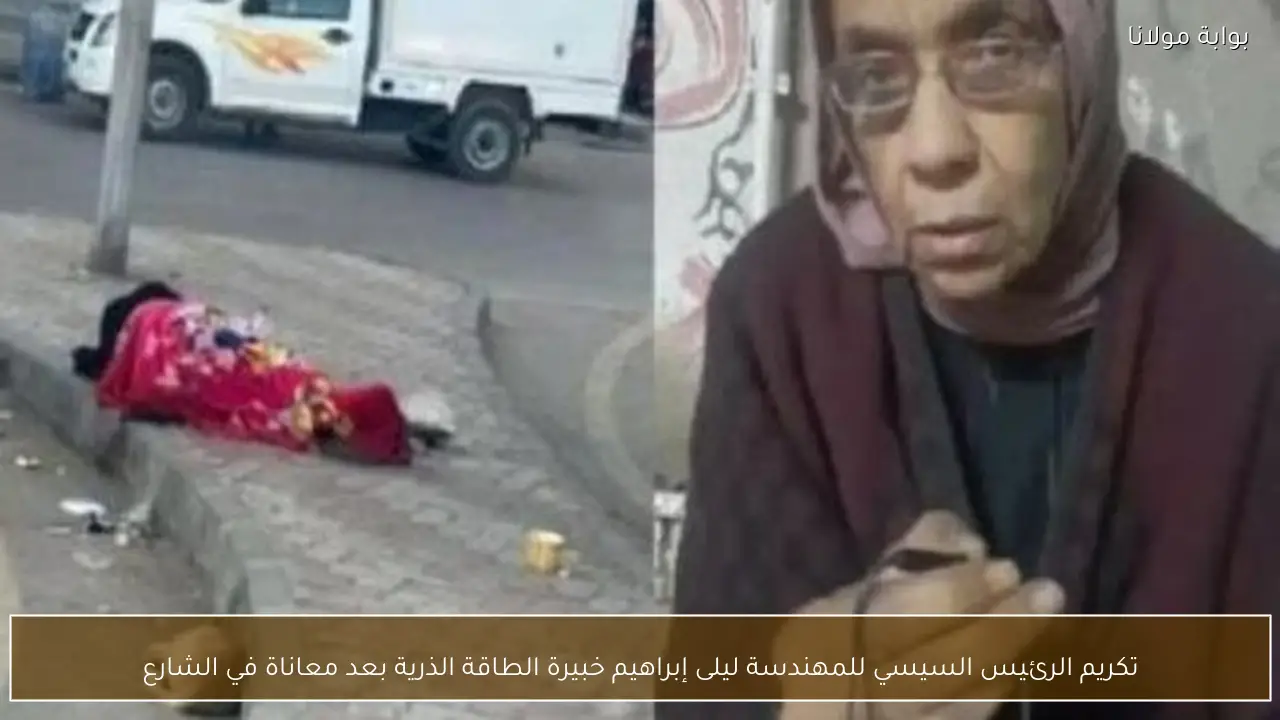 تكريم الرئيس السيسي للمهندسة ليلى إبراهيم خبيرة الطاقة الذرية بعد معاناة في الشارع