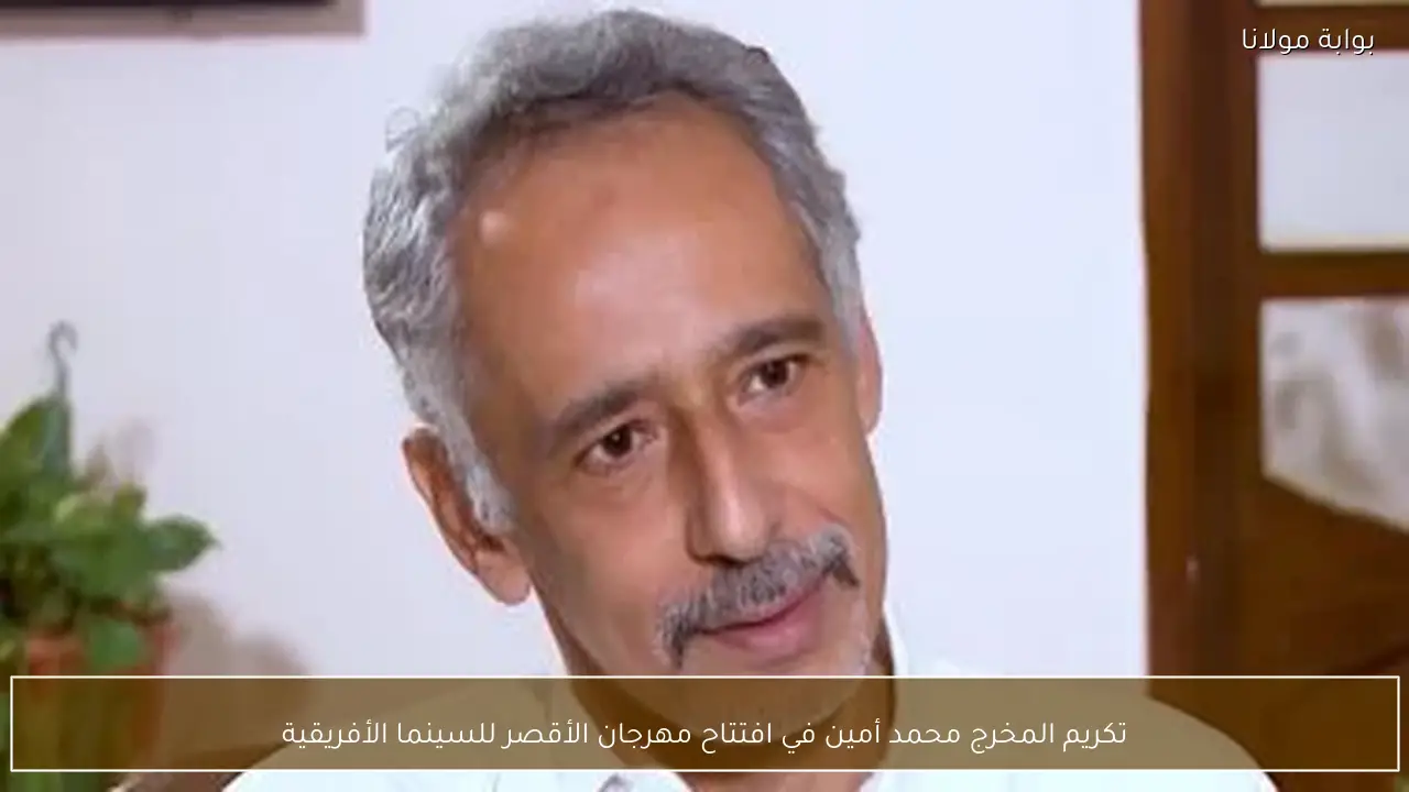 تكريم المخرج محمد أمين في افتتاح مهرجان الأقصر للسينما الأفريقية