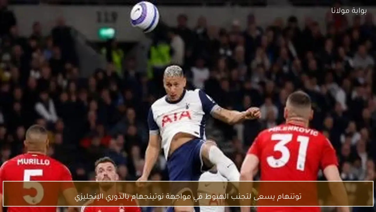 توتنهام يسعى لتجنب الهبوط في مواجهة نوتينجهام بالدوري الإنجليزي