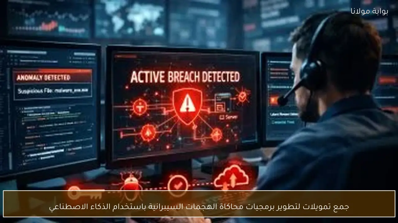 جمع تمويلات لتطوير برمجيات محاكاة الهجمات السيبرانية باستخدام الذكاء الاصطناعي