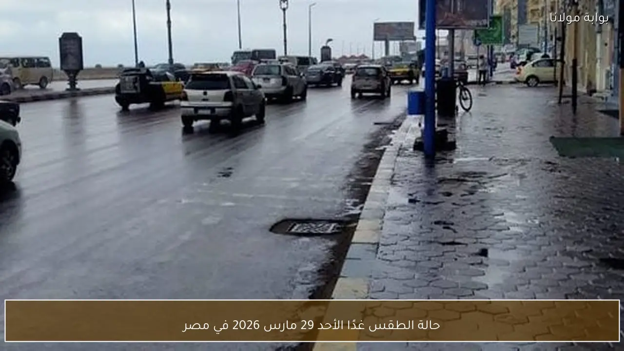 حالة الطقس غدًا الأحد 29 مارس 2026 في مصر