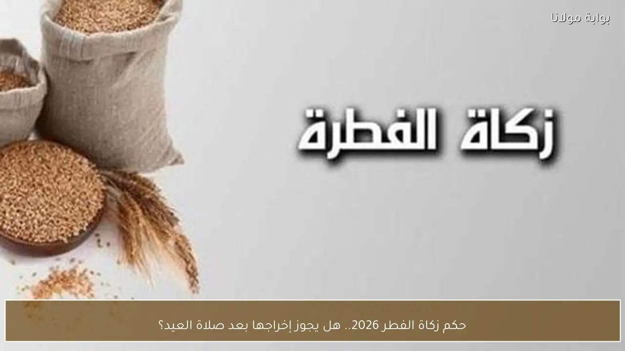 حكم زكاة الفطر 2026.. هل يجوز إخراجها بعد صلاة العيد؟