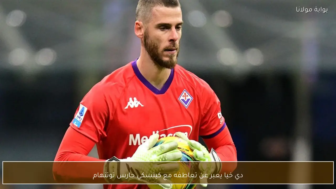 دي خيا يعبر عن تعاطفه مع كينسكي حارس توتنهام