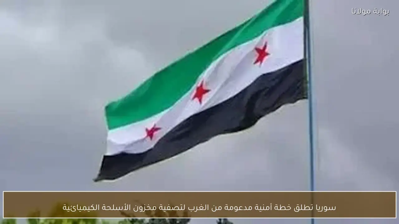 سوريا تطلق خطة أمنية مدعومة من الغرب لتصفية مخزون الأسلحة الكيميائية