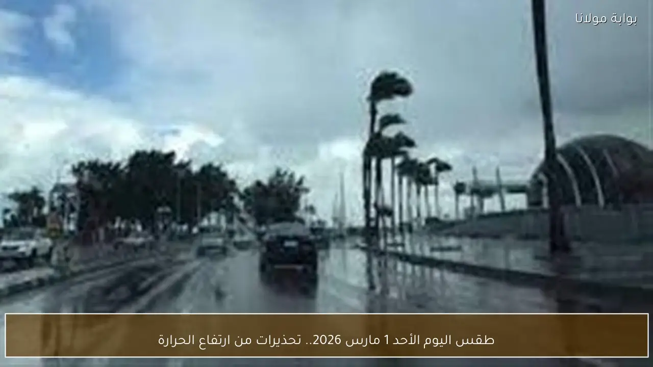 طقس اليوم الأحد 1 مارس 2026.. تحذيرات من ارتفاع الحرارة