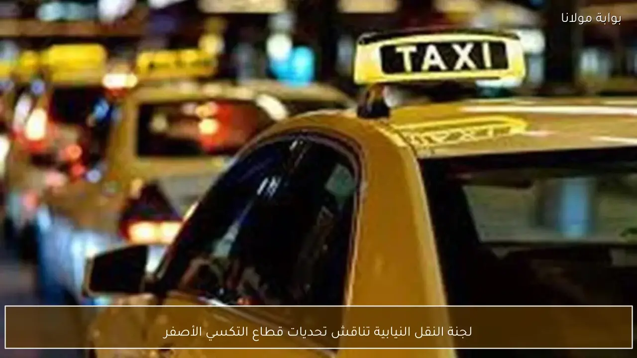 لجنة النقل النيابية تناقش تحديات قطاع التكسي الأصفر