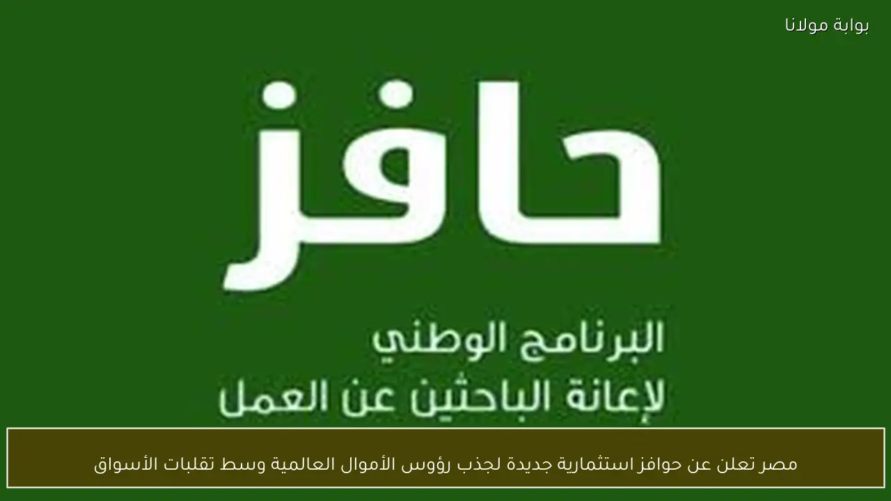 مصر تعلن عن حوافز استثمارية جديدة لجذب رؤوس الأموال العالمية وسط تقلبات الأسواق