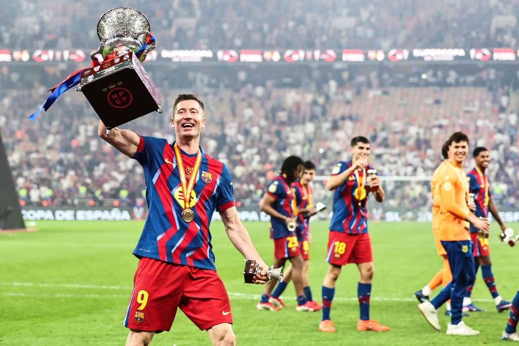 روبرت ليفاندوفسكي - برشلونة - المصدر (Getty images)