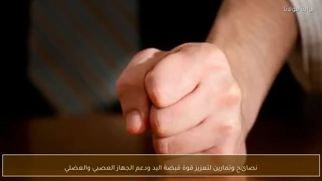 نصائح وتمارين لتعزيز قوة قبضة اليد ودعم الجهاز العصبي والعضلي