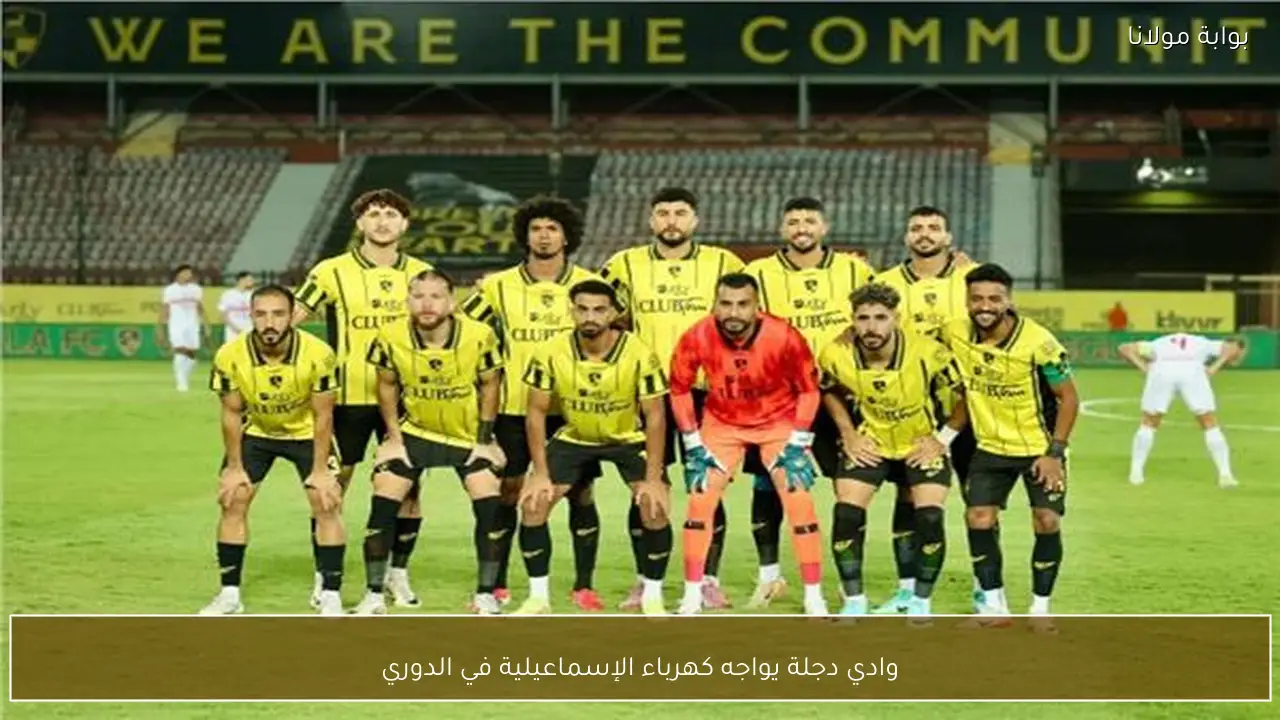 وادي دجلة يواجه كهرباء الإسماعيلية في الدوري